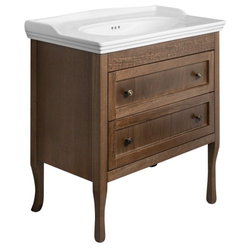 Sapho 1630 Retro szafka umywalkowa 835x80x43cm buk