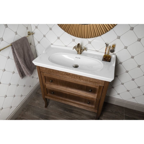 Sapho 1630 Retro szafka umywalkowa 835x80x43cm buk
