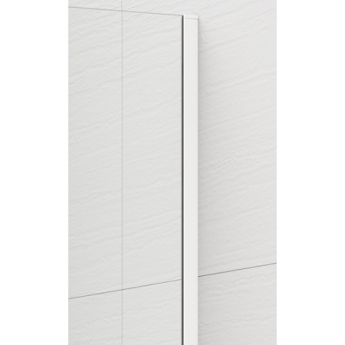 Polysan ES1060-03 Esca White Matt jednoczęściowa kabina przysznicowa Walk-In szkło czyste 600 mm