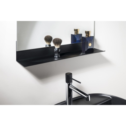 Aqualine 33216 Półka 398x95x95mm czarny mat