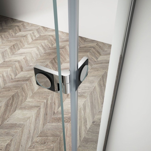 Gelco GT5610-90ML-CH TRINITY Chrome kabina prysznicowa 900x1000mm szkło matowe lewe
