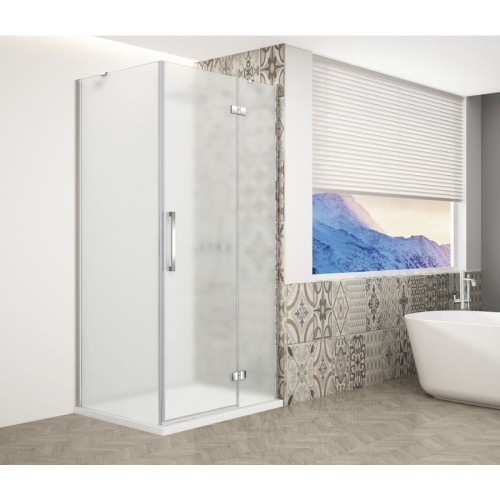 Gelco GT5610-90MR-CH TRINITY Chrome kabina prysznicowa 900x1000mm szkło matowe prawa