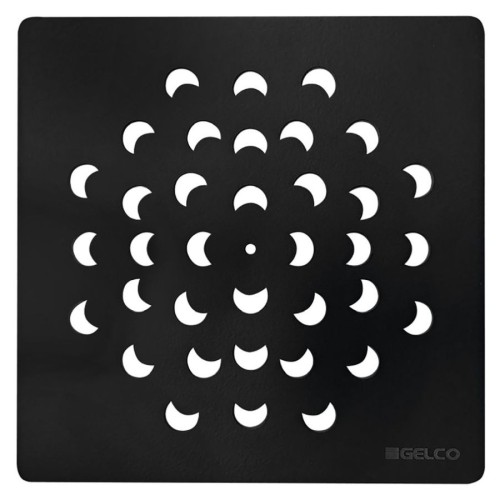 Gelco KSM104B XENA kwadratowa maskownica syfonu czarny