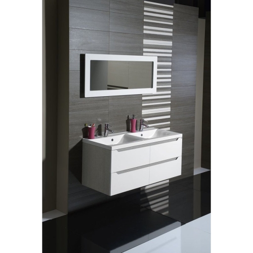 Sapho WA120-3025 WAVE szafka umywalkowa 1197x50x478cm biała/dąb cuneo