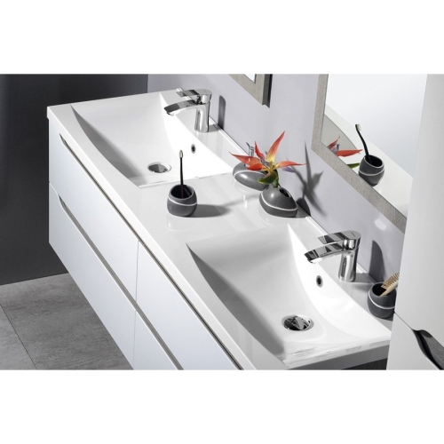 Sapho WA150-3025 WAVE szafka umywalkowa 1497x50x478cm biała/dąb cuneo
