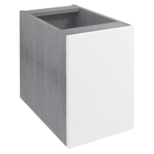 Sapho WA030-3011 WAVE szafka wisząca dolna 30x45x478cm prawa/lewa biała/dąb srebrny