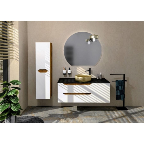 Sapho PRE005-3535 PREMIO blat kompaktowy 1207x12x488cm czarny mat