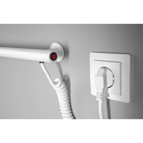 Aqualine SU155 VIPE elektryczna suszarka na ręczniki 500x500mm 59W biały