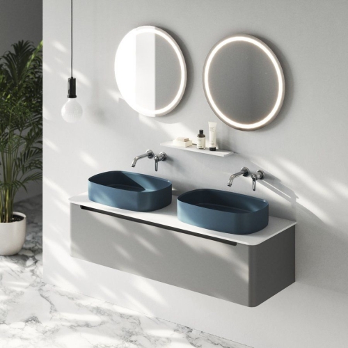 Sapho NY500 NYX okrągłe lustro z LED oświetleniem średnica 50cm