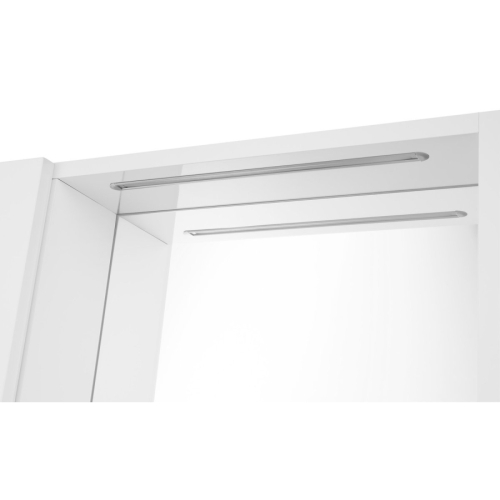 Aqualine 45021S ZOJA/KERAMIA FRESH STRIP szafka z lustrem i oświetleniem LED 60x60x14cm lewa biały