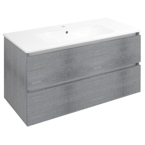 Sapho EZ101-1111 EZARA szafka pod umywalkę 998x52x46cm dąb srebrny