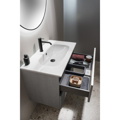 Sapho EZ701-1111 EZARA szafka pod umywalkę 698x52x46cm dąb srebrny