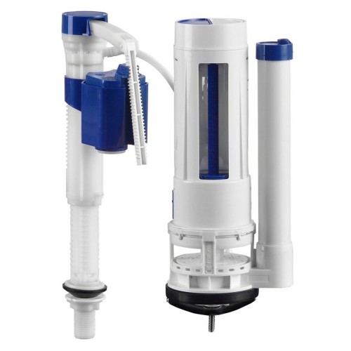 Sapho NDPC106V-1 Mechanizm spłukujący z DUAL przyciskiem 49mm napełnianie od dołu 1/2"chrom