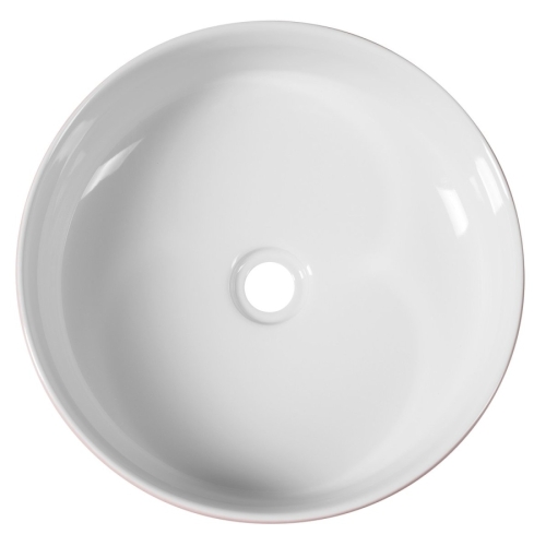 Sapho AR041 ARDEA ceramiczna umywalka nablatowa średnica 41cm różowa