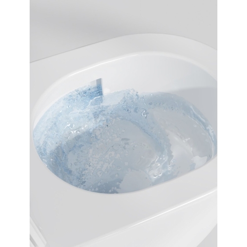 Sapho PC107-111 IMALA miska do kompaktu wc Vortex Rimless 61x355cm odpływ dolny/tylny biały