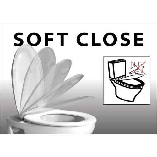 Sapho PCS107 IMALA deska wc SLIM Soft Close Easy Take biały