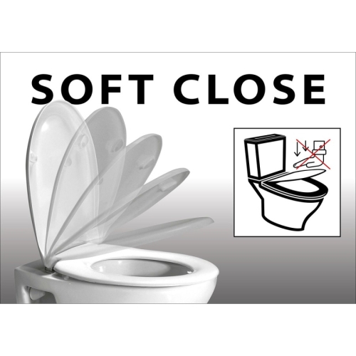 Sapho PCS107 IMALA deska wc SLIM Soft Close Easy Take biały