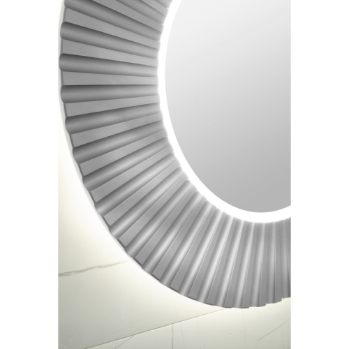 Sapho PD752 PRIDE STRIP okrągłe lustro z oświetleniem LED w ramie średnica 75cm srebro