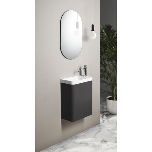 Sapho LT113-3434 ZORBA szafka pod umywalkę 39x50x215cm antracyt mat
