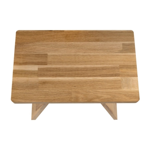 Sapho AS410 ASTYLE taboret 40x41x25cm lite drewno dąb naturalny