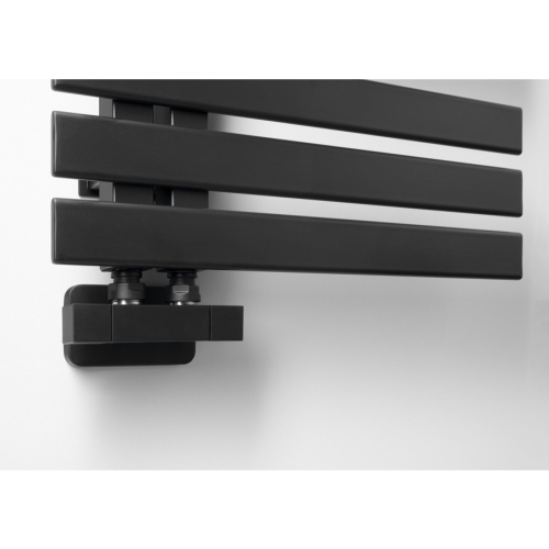 Sapho CP581BS CUBE TWIN zestaw przyłączeniowy zespolony czarny mat
