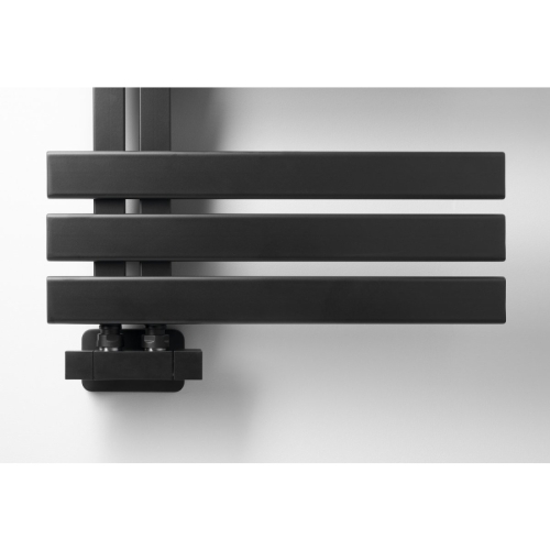 Sapho CP581BS CUBE TWIN zestaw przyłączeniowy zespolony czarny mat