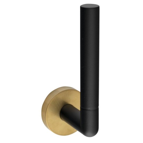 Sapho WS018BG LARISSA wieszak na papier toaletowy zapasowy czarny/złoty mat