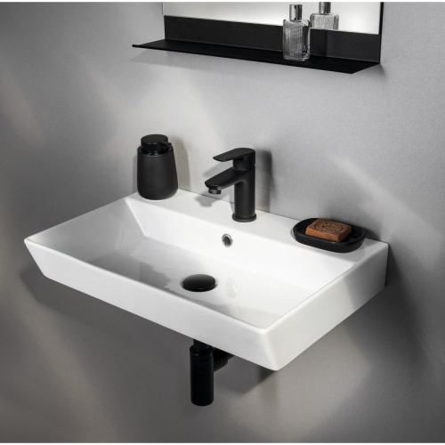 Aqualine 27060 Orion umywałka ceramiczna 59x386cm biały