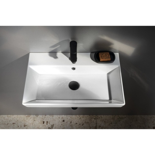 Aqualine 27060 Orion umywałka ceramiczna 59x386cm biały