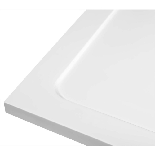 Aqualine PQ8070 TECMI brodzik prysznicowy kompozytowy kwadrat 80x70cm biały