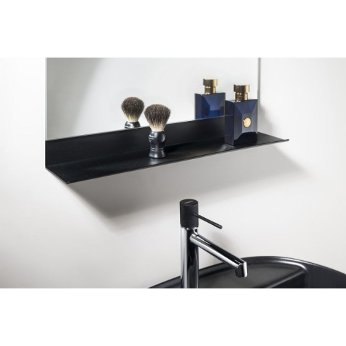 Aqualine 22492S Lustro z półką 50x75cm CU free czarny mat