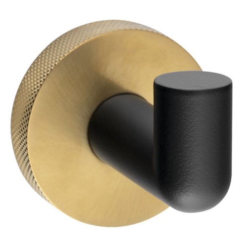 Sapho WS001BG LARISSA wieszak czarny/złoto mat