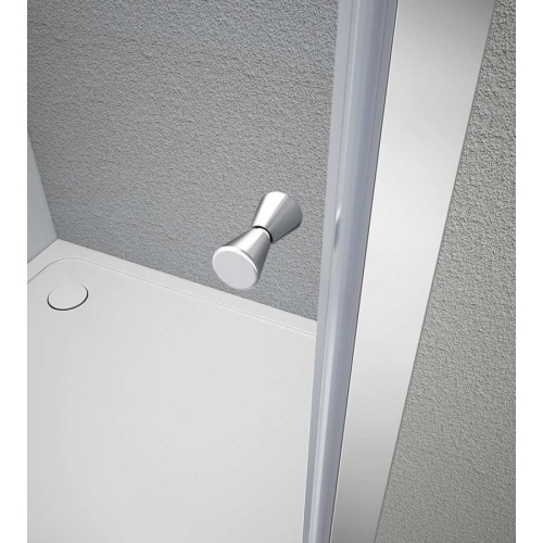 Aqualine ATS100 UGGA drzwi prysznicowe przesuwne 1000mm szkło czyste