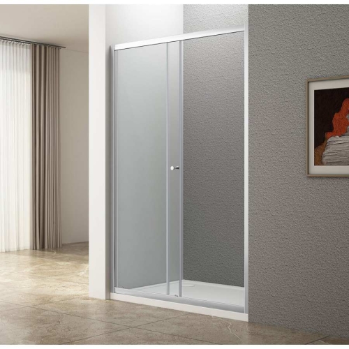 Aqualine ATS120 UGGA drzwi prysznicowe przesuwne 1200mm szkło czyste