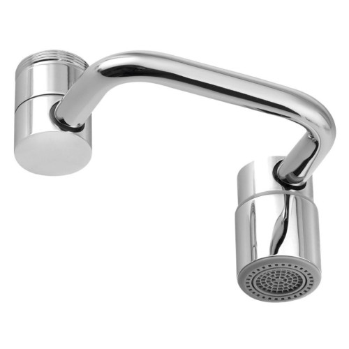 Aqualine 3358.01 Obrotowa nasadka (perlator) na baterię wodną gwint zewnętrzny M24x1 gwint wewnętrzny M22x1 chrom