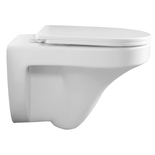 Aqualine PS8512 DENICA wc misa wisząca Vortex Rimless 36x52cm biały