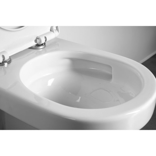 Aqualine PS8512 DENICA wc misa wisząca Vortex Rimless 36x52cm biały