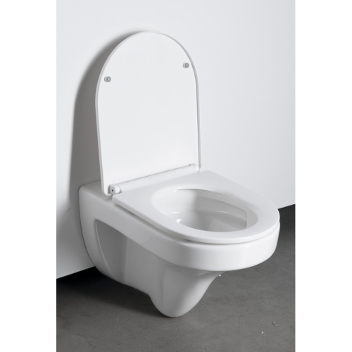 Aqualine PS8512 DENICA wc misa wisząca Vortex Rimless 36x52cm biały