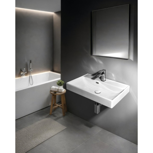 Aqualine 9965 PARLA umywalka ceramiczna 65x38cm biały