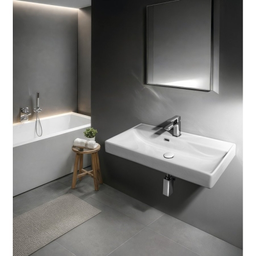 Aqualine 9980 PARLA umywalka ceramiczna 80x38cm biały