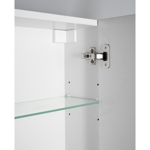 Aqualine DN050 DENEB szafka z lustrem 50x70x18cm biały mat