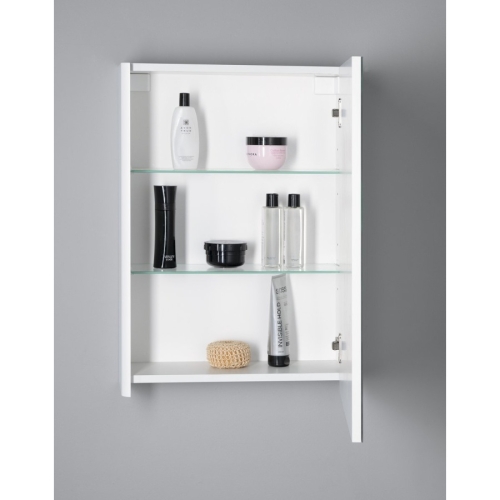 Aqualine DN050 DENEB szafka z lustrem 50x70x18cm biały mat