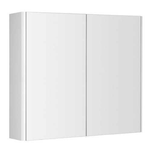 Aqualine DN080 DENEB szafka z lustrem 80x70x18cm biały mat