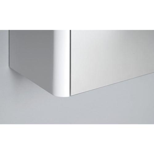 Aqualine DN080 DENEB szafka z lustrem 80x70x18cm biały mat