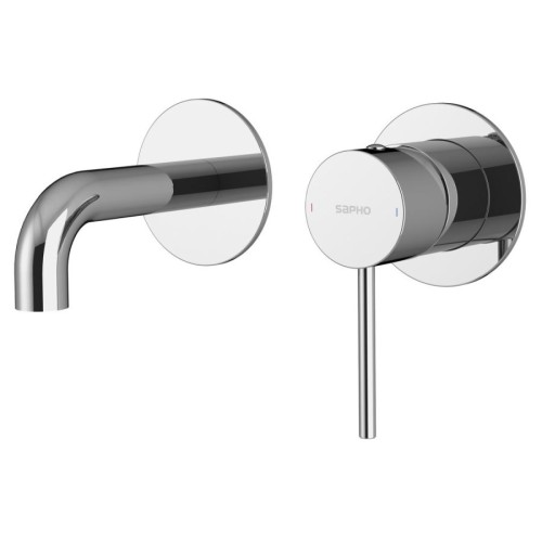 Sapho UT110 ULTRAMIX bateria podtynkowa umywalkowa 2-elementowea główka 10cm chrom