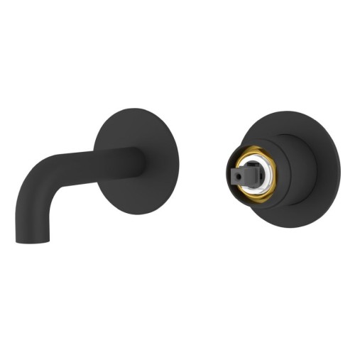 Sapho UT110B-1 ULTRAMIX korpus do podtynkowej 2-elementowej baterie dysza 10cm czarny mat