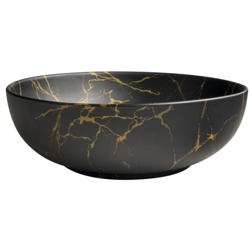 Sapho AR435PT Rondane umywalka ceramiczna nablatowa średnica 41cm marmur portoro