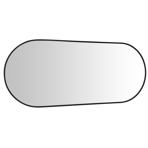 Sapho AWB1250 AROWANA lustro owalne w ramie 120x50cm czarny mat