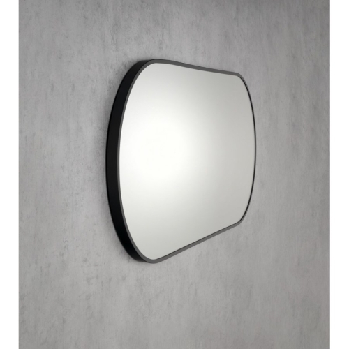 Sapho AWB1250 AROWANA lustro owalne w ramie 120x50cm czarny mat