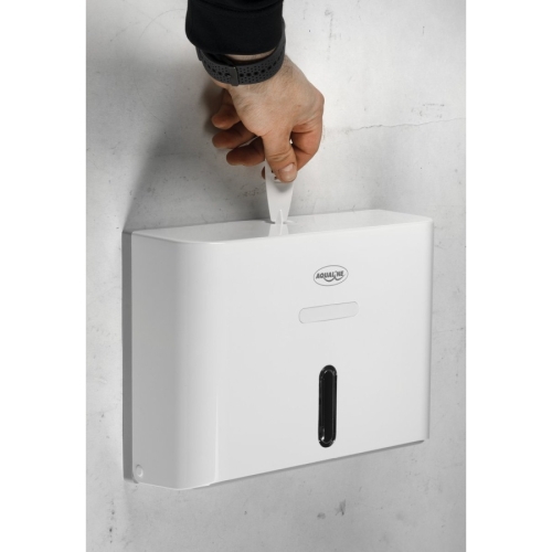 Aqualine 1318-40 OLMO zasobnik ręczników papierowych 273x206mm biały